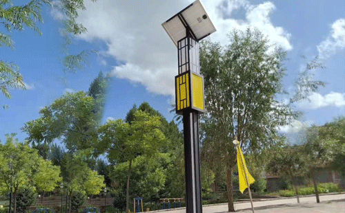 温泉智慧路灯安装