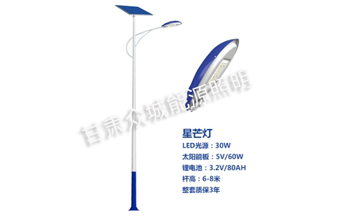 温泉太阳能路灯核心技术参数解读